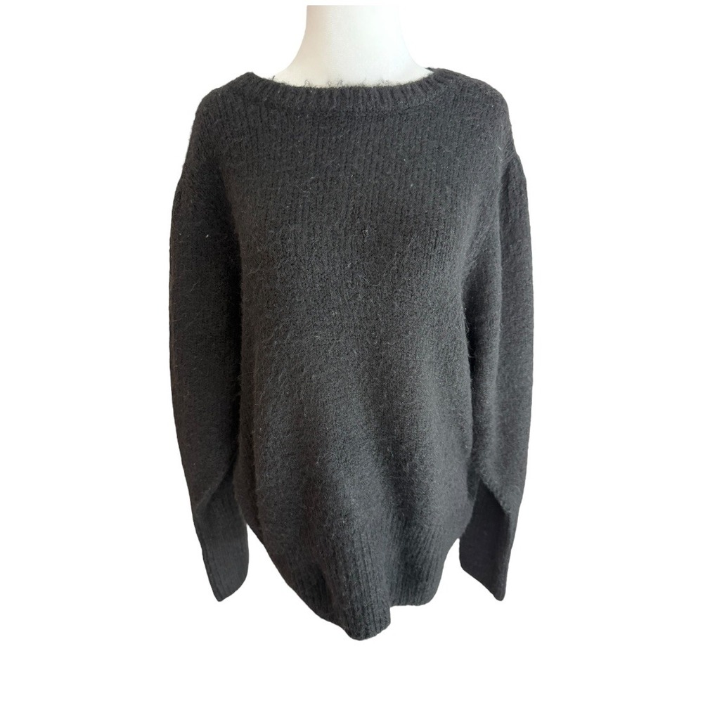 JOE'S Jeans‎ Black L/S Puff Sweater XL Long Sleeve Pullover Knit Top NWT
